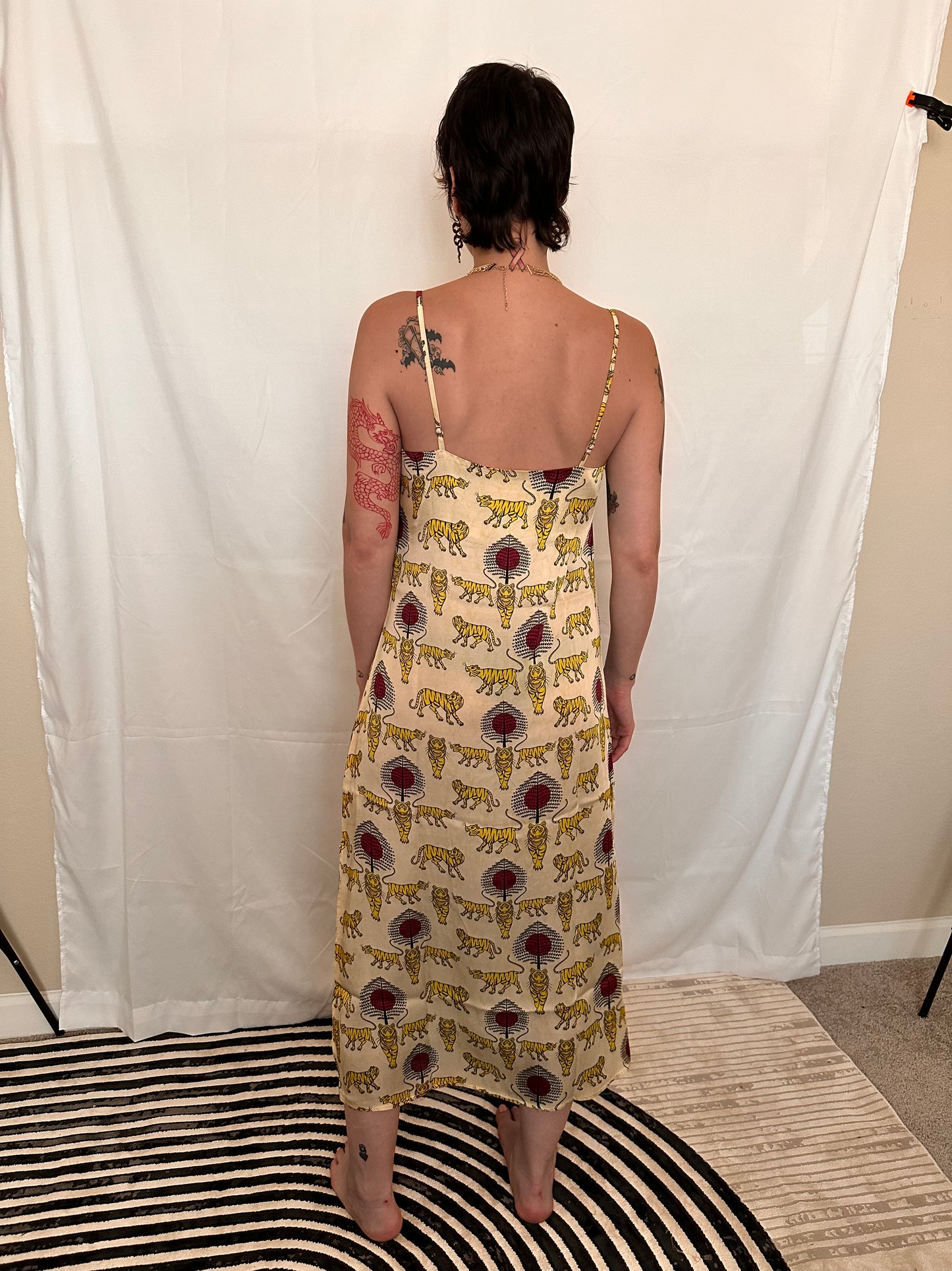 ROYAL TIGER SLIP DRESS