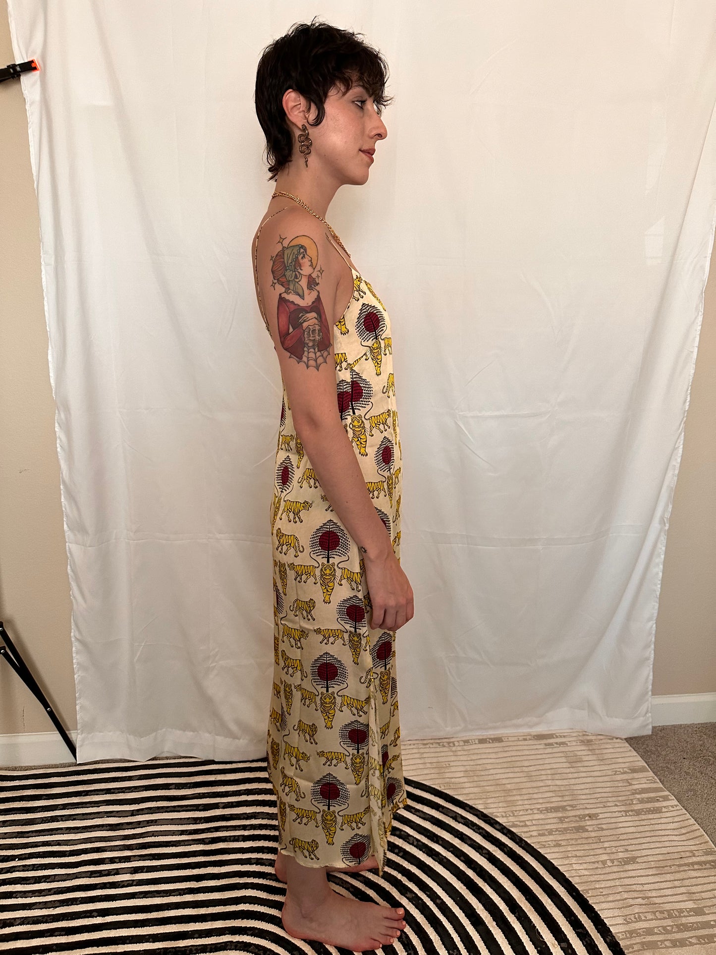 ROYAL TIGER SLIP DRESS