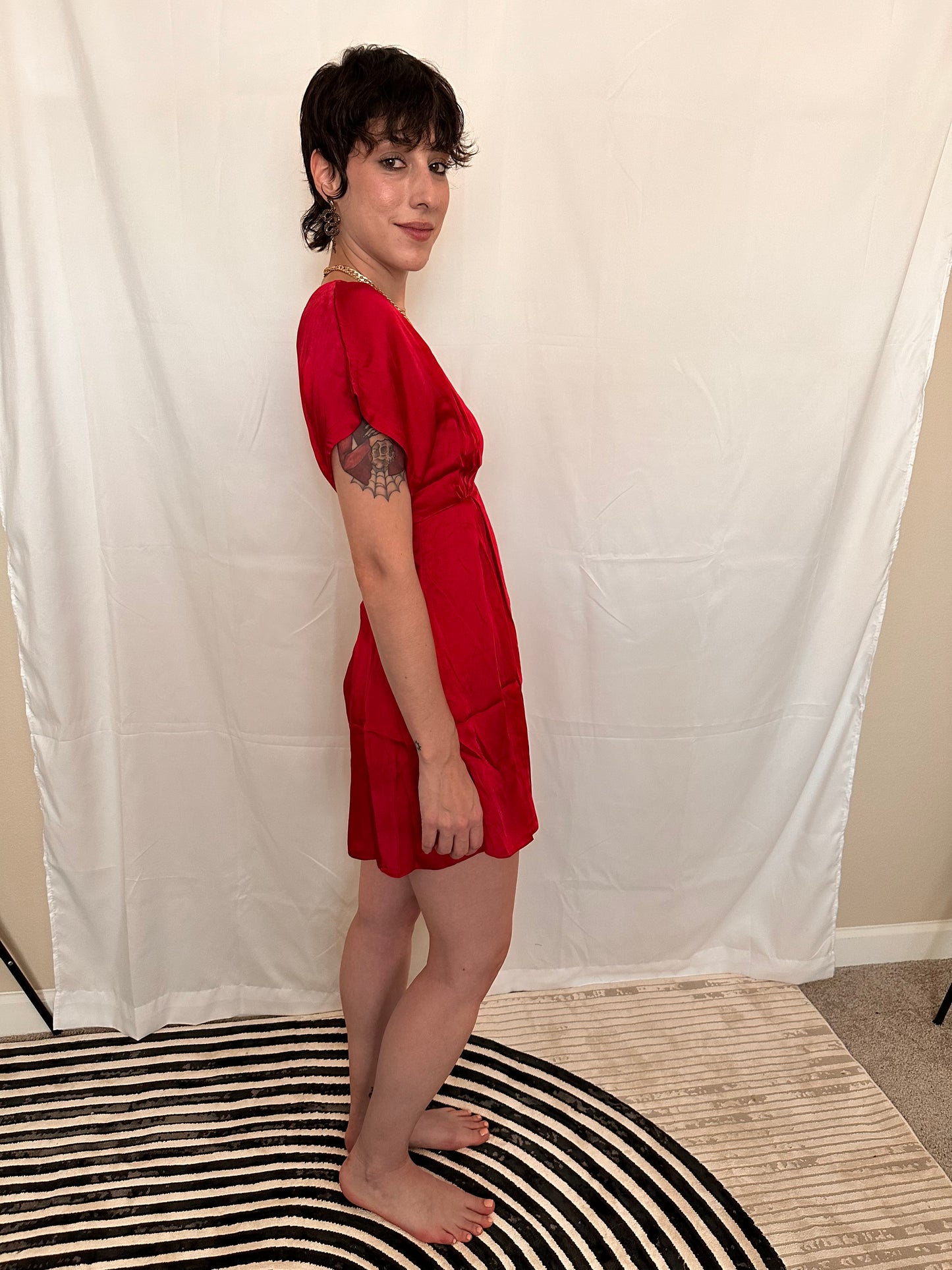 SCARLET LETTER BUTTERFLY DRESS