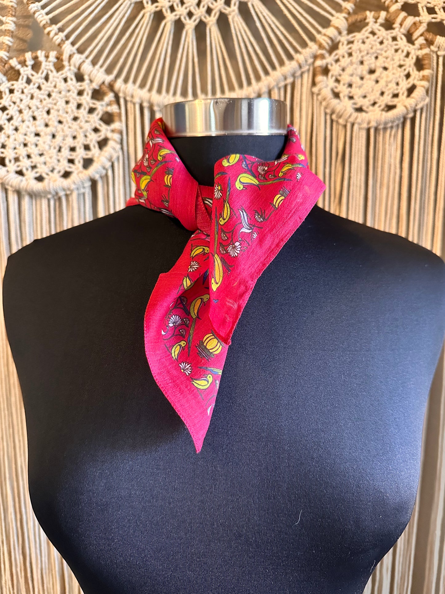 SCARVES - PLAYFUL PARROTS