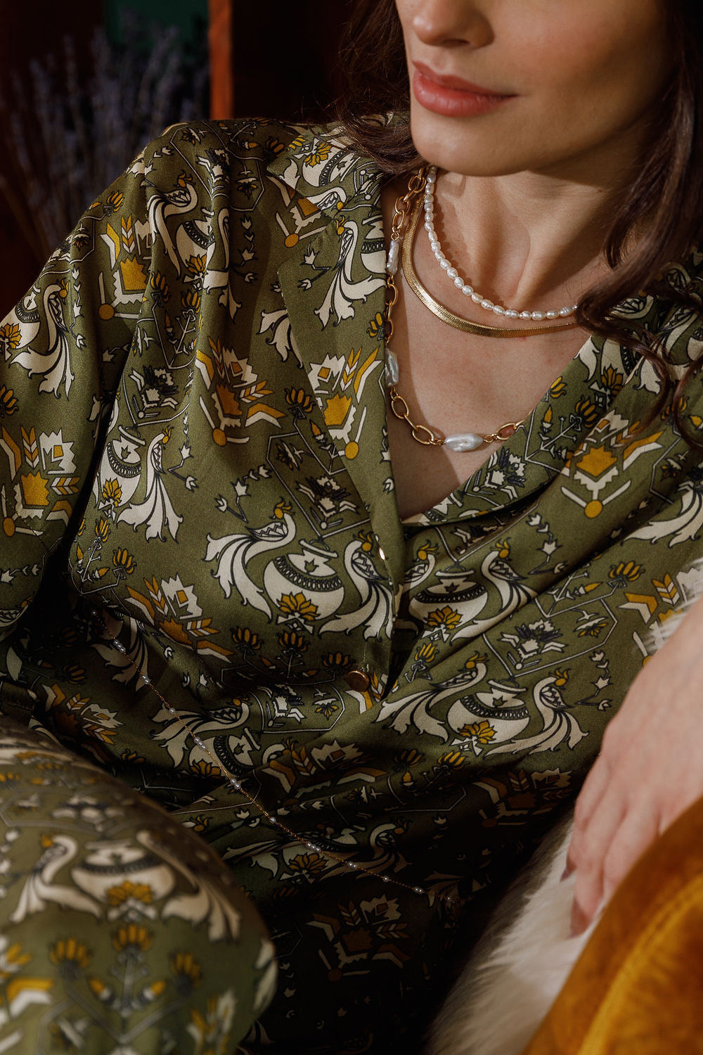 PASSIONATE PEACOCKS TWO PIECE SET