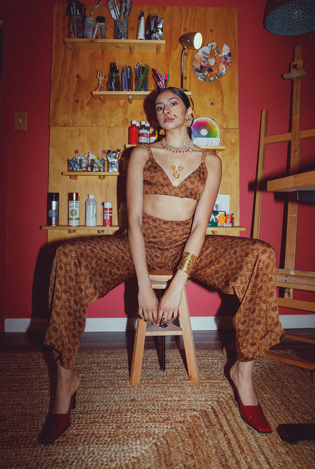 EARTHY ELEPHANTS TWO PIECE SET