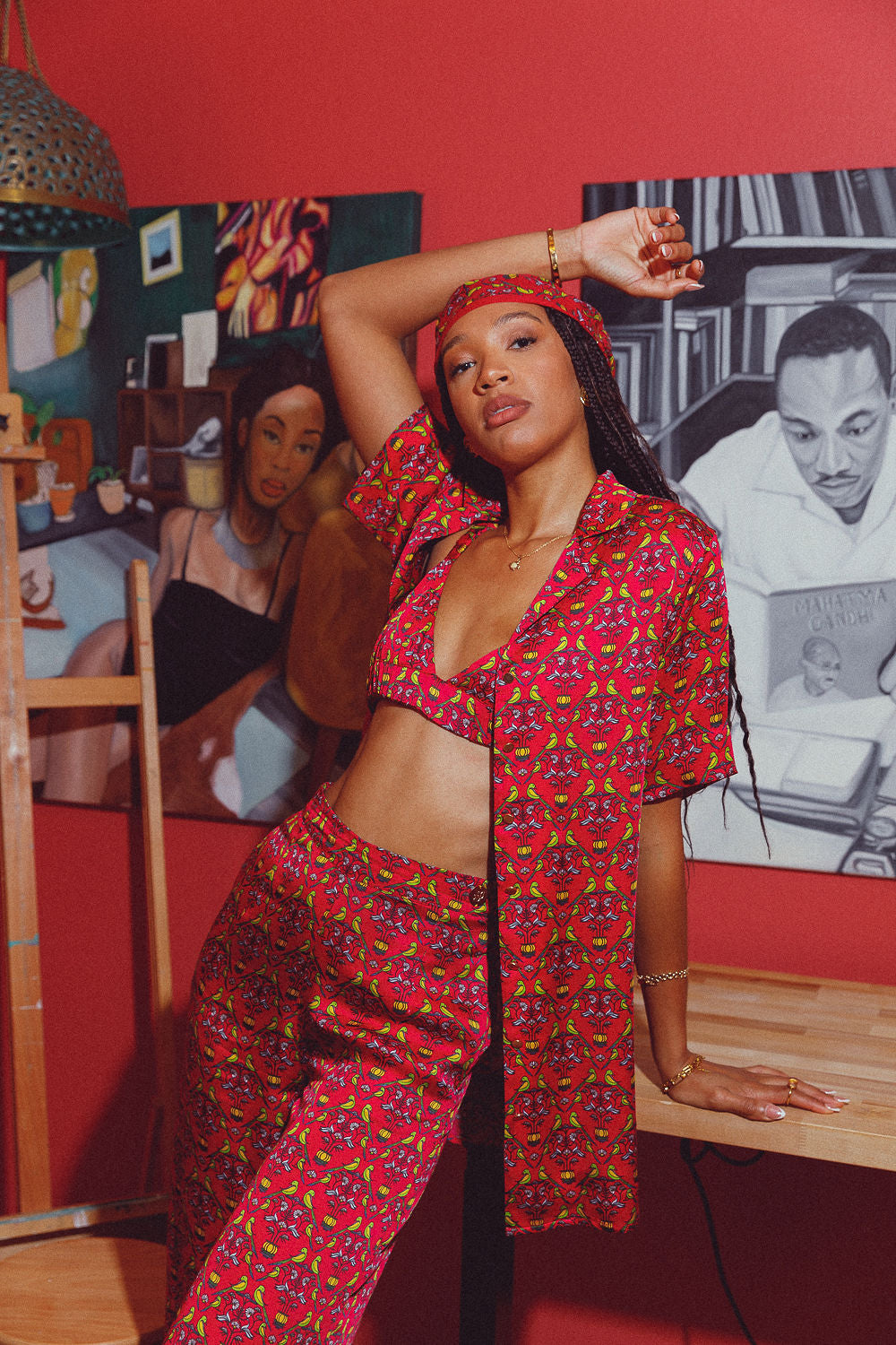 PLAYFUL PARROTS TWO PIECE SET
