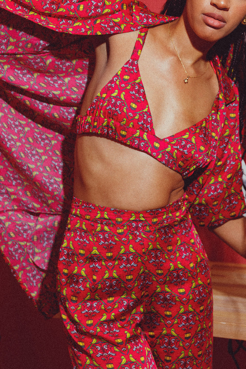PLAYFUL PARROTS BRALETTE