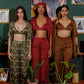 EARTHY ELEPHANTS PALAZZO PANTS